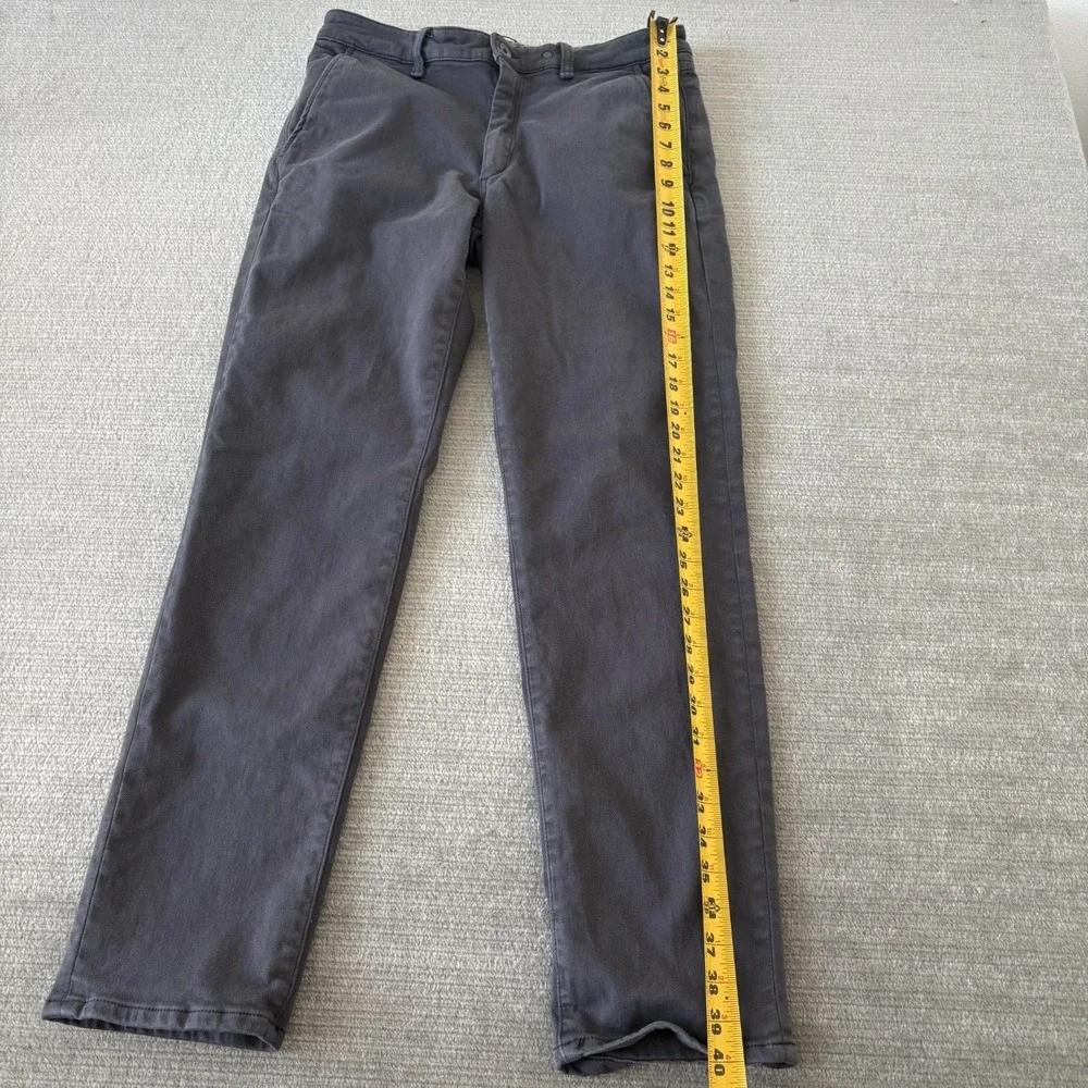 Rag & Bone Fit 2 Slim Chino Pants Mens 32x30 Gray Straight Leg Stretch Casual